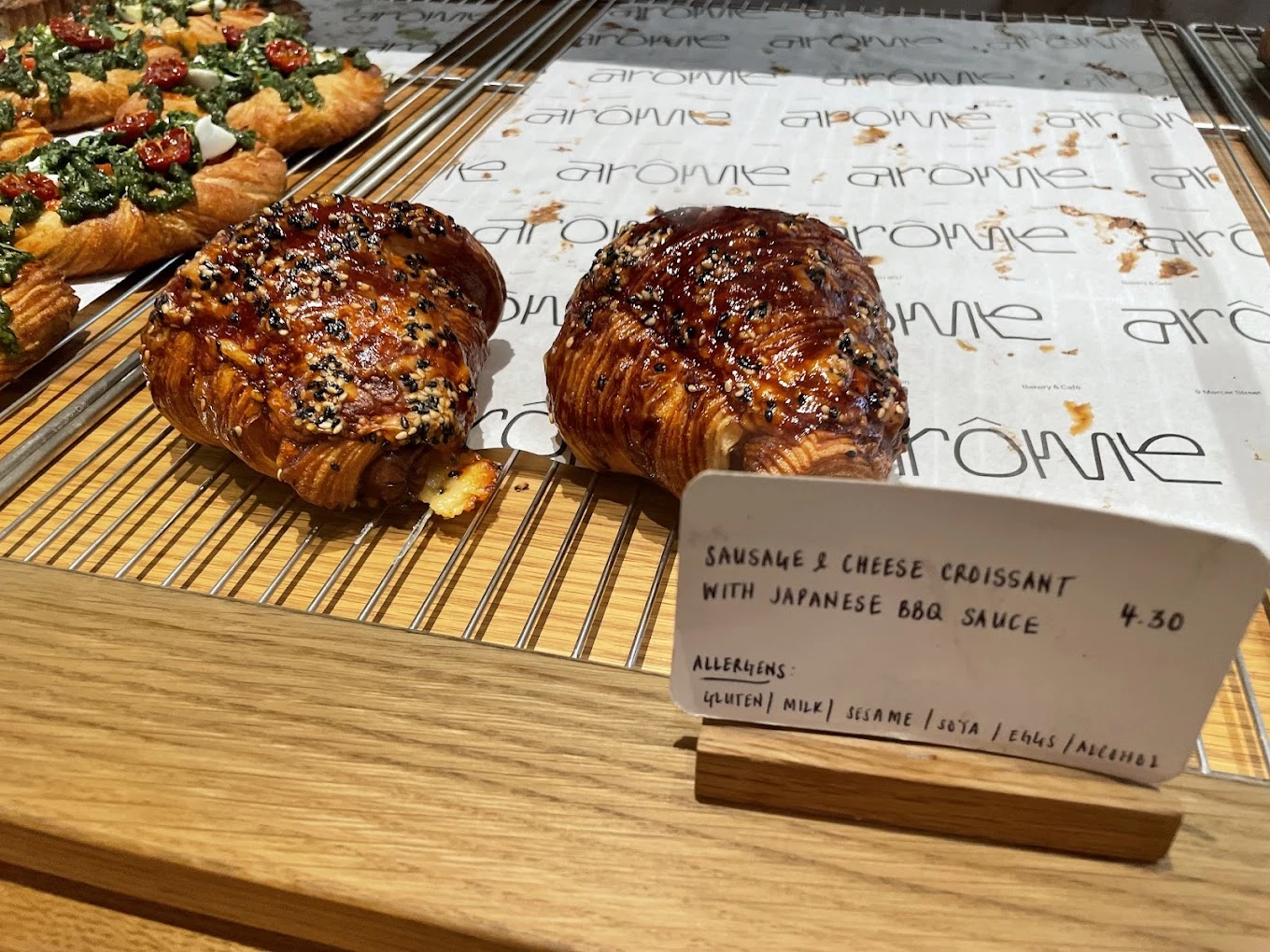 Arôme Bakery menu 2